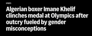 Algerian boxer headline