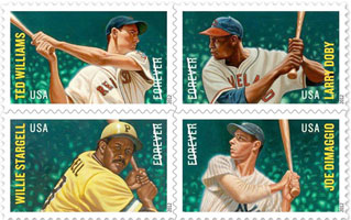 Baseball stamps