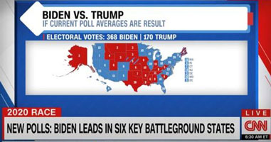 Biden poll map
