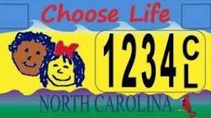 Choose life license plate