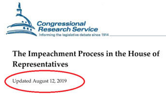Impeachment timing