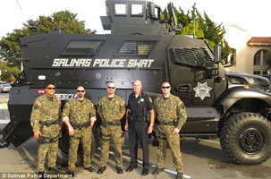 Salinas CA armored vehicle
