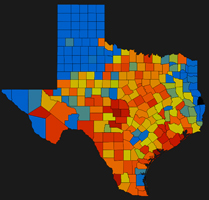 Texas power outage map