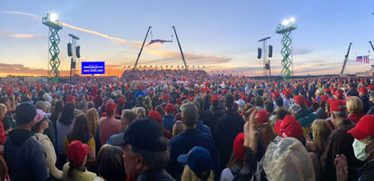 Trump crowd in Georgia