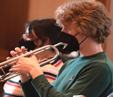 Yale orchestra masks