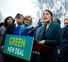 AOC pushes the Green New Deal