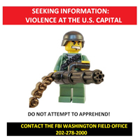 Armed Lego man