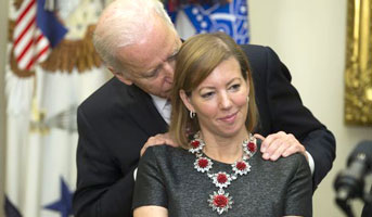 Biden creeping