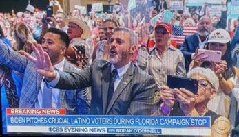 CBS fake Latinos for Trump