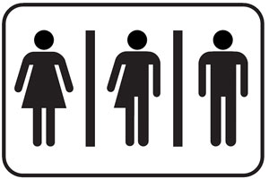 The no-gender restroom
