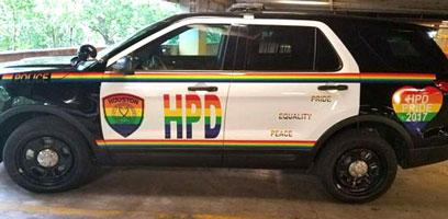 Houston gay police car