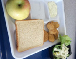 Michelle Obama's idea of a hearty lunch