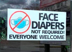 No face diapers required