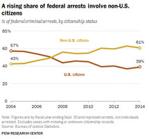 Non-citizen arrests