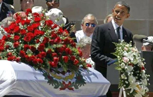 Obama at Byrd funeral