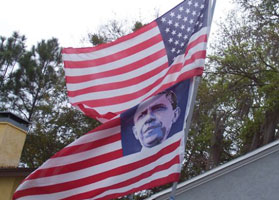 Obama flag courtesy Don Van Beck