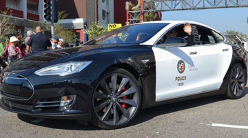 Tesla cop car