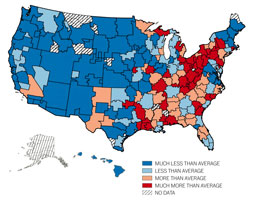 Racism map