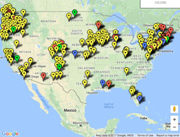 Sanctuary cities map