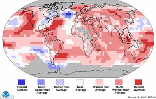 Warmest winter ever?